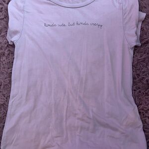 Forever 21 Baby Pink Graphic Tee